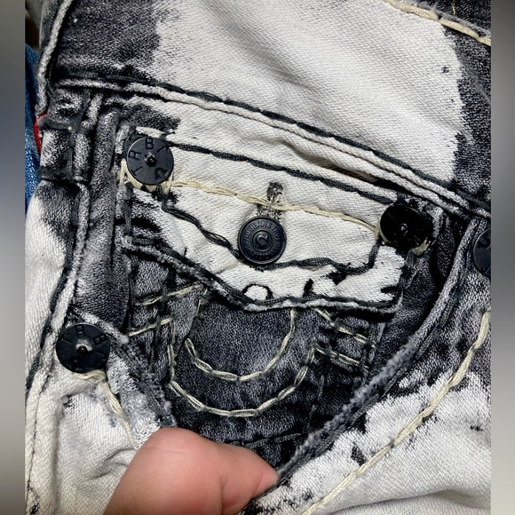 SOLD! NWT! Rare! Ricky Super T in “IMMORTAL OUTSIDER” wash 34x34 True Religion - Picture 14 of 14